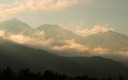 春の夕の白馬三山