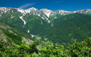 夏の白馬三山