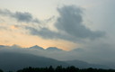 梅雨の晴れ間の夕景