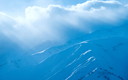 雪稜の輝き